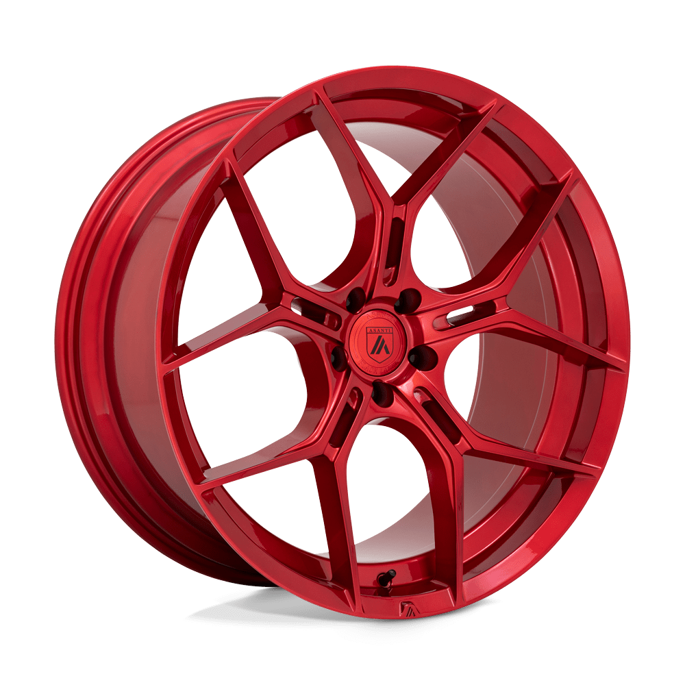 Asanti Black AB037 MONARCH CANDY RED - 5X112