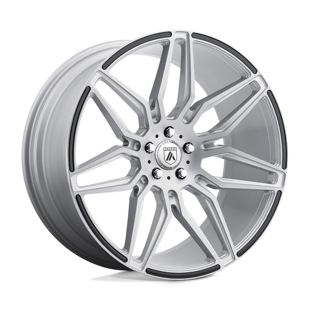 Asanti Black AB011 SIRIUS BRUSHED SILVER CARBON FIBER INSERT - BLANK