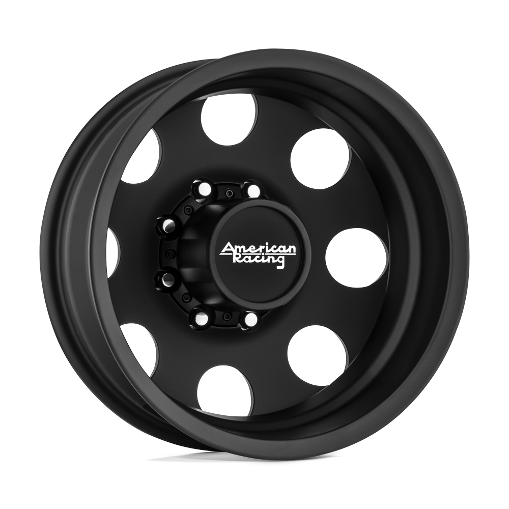 American Racing AR204 BAJA DUALLY SATIN BLACK - REAR - 8X6.5