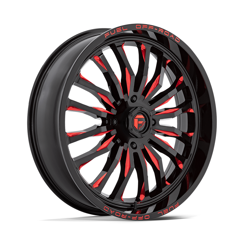 Fuel UTV FV822 ARC UTV GLOSS BLACK MILLED RED - 4X156