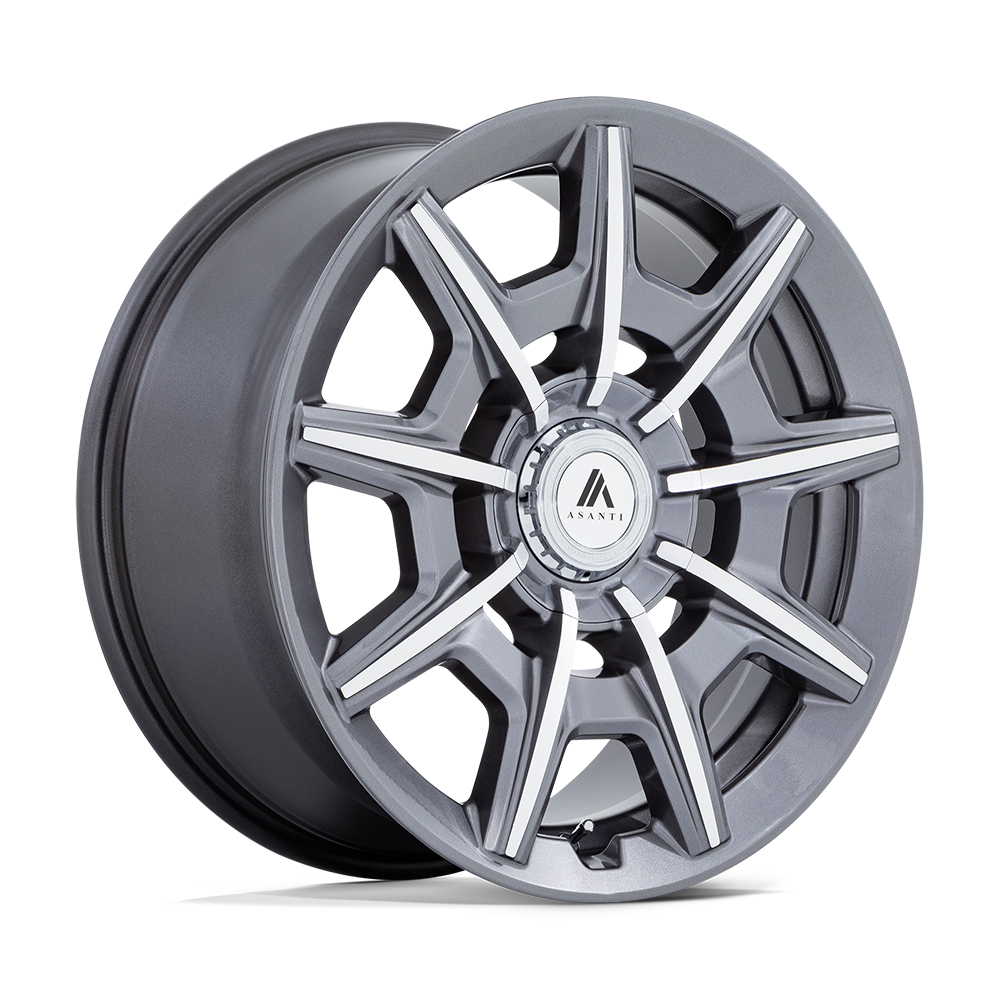 Asanti Black AB041 ESQUIRE GLOSS ANTHRACITE BRIGHT MACHINED - 5X112/120