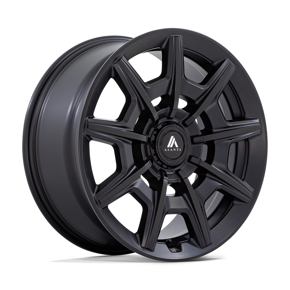 Asanti Black AB041 ESQUIRE SATIN BLACK WITH GLOSS BLACK FACE - 5X4.25/112