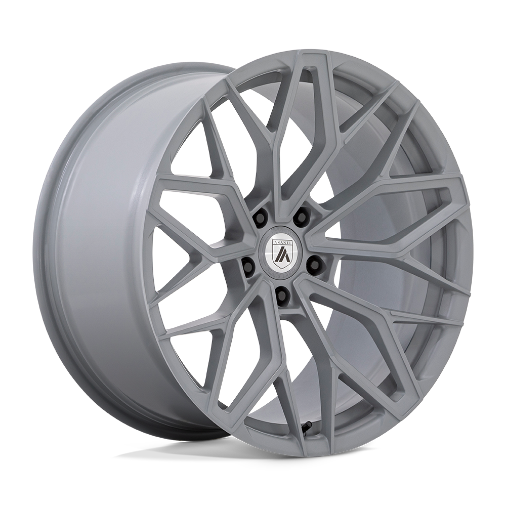 Asanti Black AB039 MOGUL 5 TWO TONED BATTLESHIP GRAY - 5X115