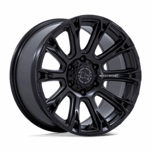 Black Rhino Hard Alloys BR020 DIAMONDBACK MATTE BLACK - 5X4.5