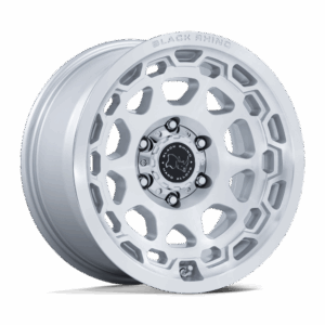 Black Rhino Hard Alloys BR026 CONGO GLOSS SILVER W/ MACHINED FACE - 5X5.0