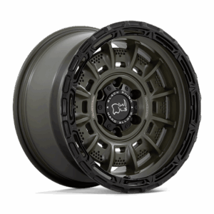 Black Rhino Hard Alloys BR002 LEGION OLIVE DRAB GREEN WITH BLACK LIP - 6X135