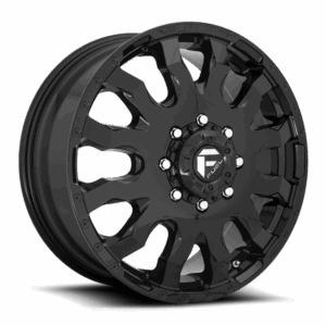 Fuel 1PC FC675 BLITZ DUALLY GLOSS BLACK - 8X170