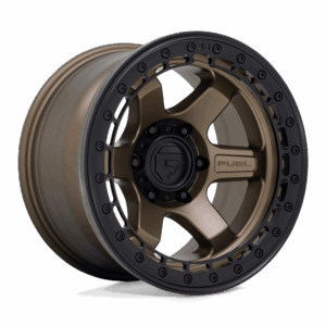 Fuel 1PC FC124 BLOCK BEADLOCK MATTE BRONZE WITH MATTE BLACK RING - 5X150