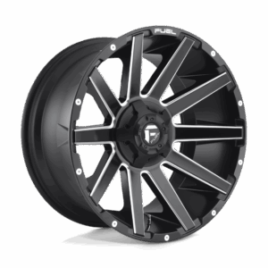 Fuel 1PC FC616 CONTRA MATTE BLACK MILLED - 5X4.5/5.0