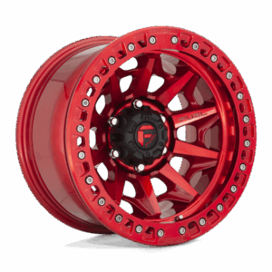 Fuel 1PC FC113 COVERT BEADLOCK CANDY RED - 5X5.0
