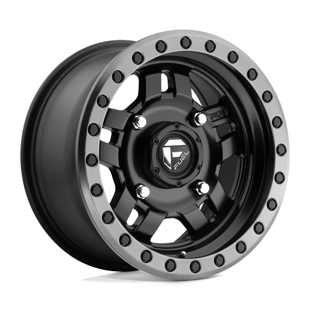 Fuel UTV FV557 ANZA UTV MATTE BLACK GUN METAL RING - 4X110