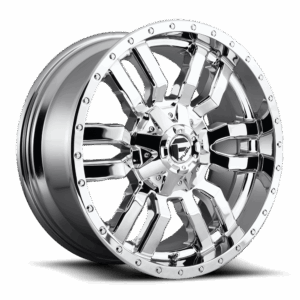 Fuel 1PC FC631 SLEDGE CHROME PLATED - 5X5.5/150