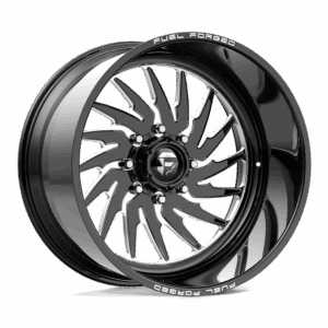 Fuel Forged FF110 FF110 GLOSS BLACK MILLED - 6X5.5