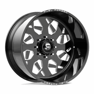 Fuel Forged FF111 FF111 GLOSS BLACK MILLED - 6X5.5