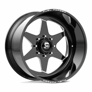 Fuel Forged FF115 FF115 GLOSS BLACK MILLED - 6X135