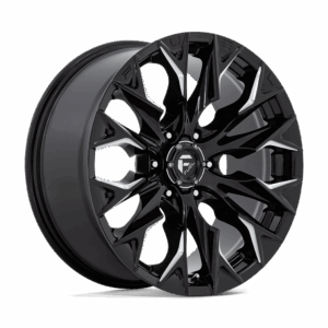 Fuel 1PC FC803 FLAME GLOSS BLACK MILLED - 6X135