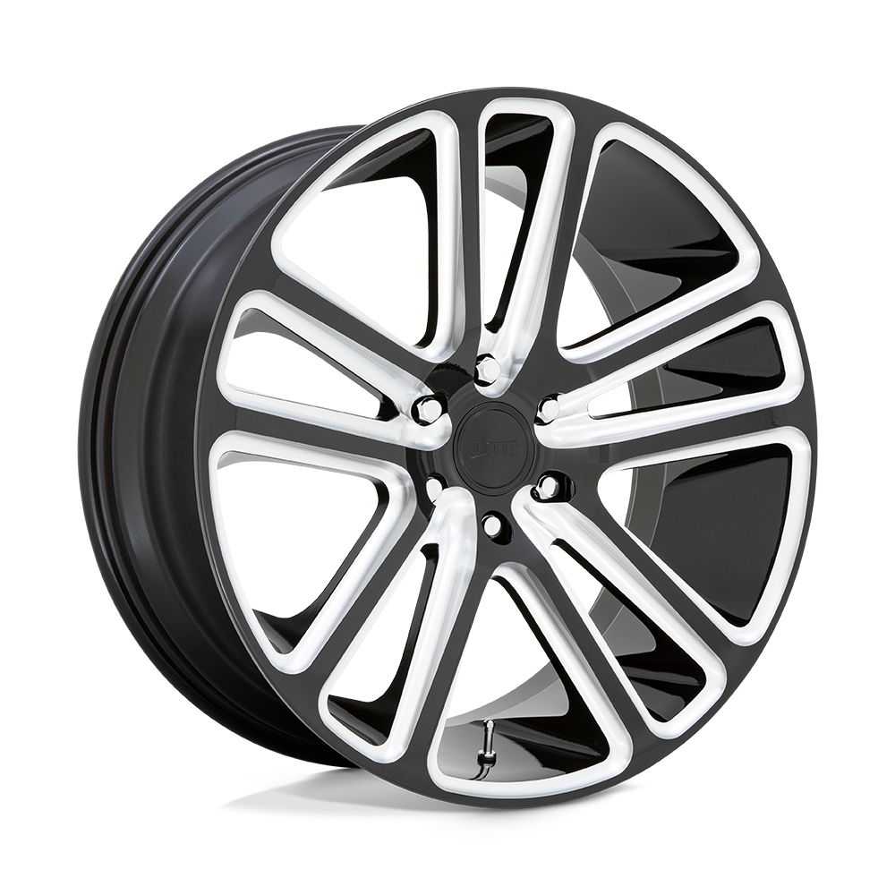 DUB 1PC DC255 FLEX GLOSS BLACK MILLED - 5X5.0