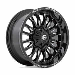 Fuel 1PC FC795 ARC GLOSS BLACK MILLED - 6X135/5.5