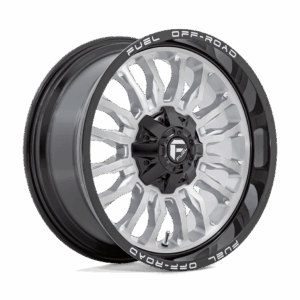 Fuel 1PC FC798 ARC SILVER BRUSHED FACE WITH MILLED BLACK LIP - 8X6.5