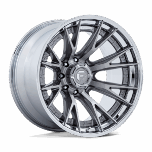 Fuel 1PC FC402 CATALYST PLATINUM WITH CHROME LIP - 8X170