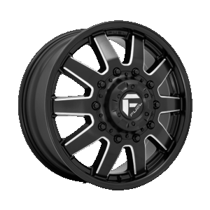 Fuel 1PC FC538 MAVERICK DUALLY MATTE BLACK MILLED - 10X225