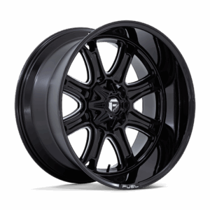 Fuel 1PC FC853 DARKSTAR GLOSS BLACK MILLED - 5X5/5.5