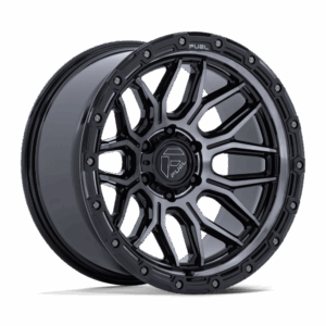 Fuel 1PC FC881 SURGE GLOSS BLACK MACHINED W/ GRAY TINT - 6X5.5