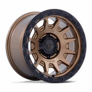 Fuel 1PC FC884 FORTRESS MATTE BRONZE WITH GLOSS BLACK LIP - 6X135