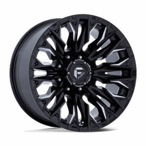 Fuel 1PC FC803 FLAME GLOSS BLACK MILLED - 8X170
