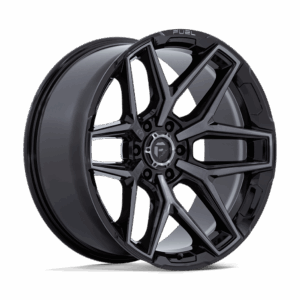 Fuel 1PC FC854 FLUX GLOSS BLACK BRUSHED FACE WITH GRAY TINT - 6X5.5