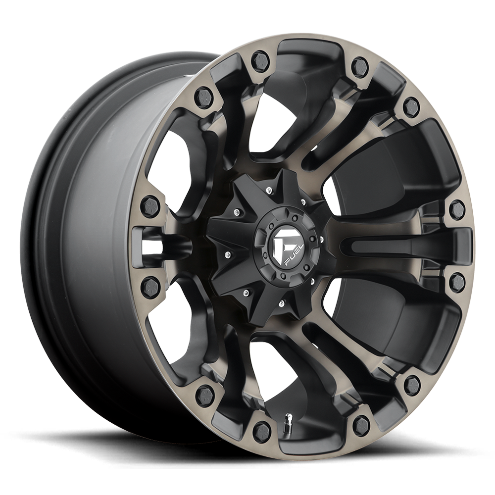 Fuel 1PC FC569 VAPOR MATTE BLACK DOUBLE DARK TINT - 8X170