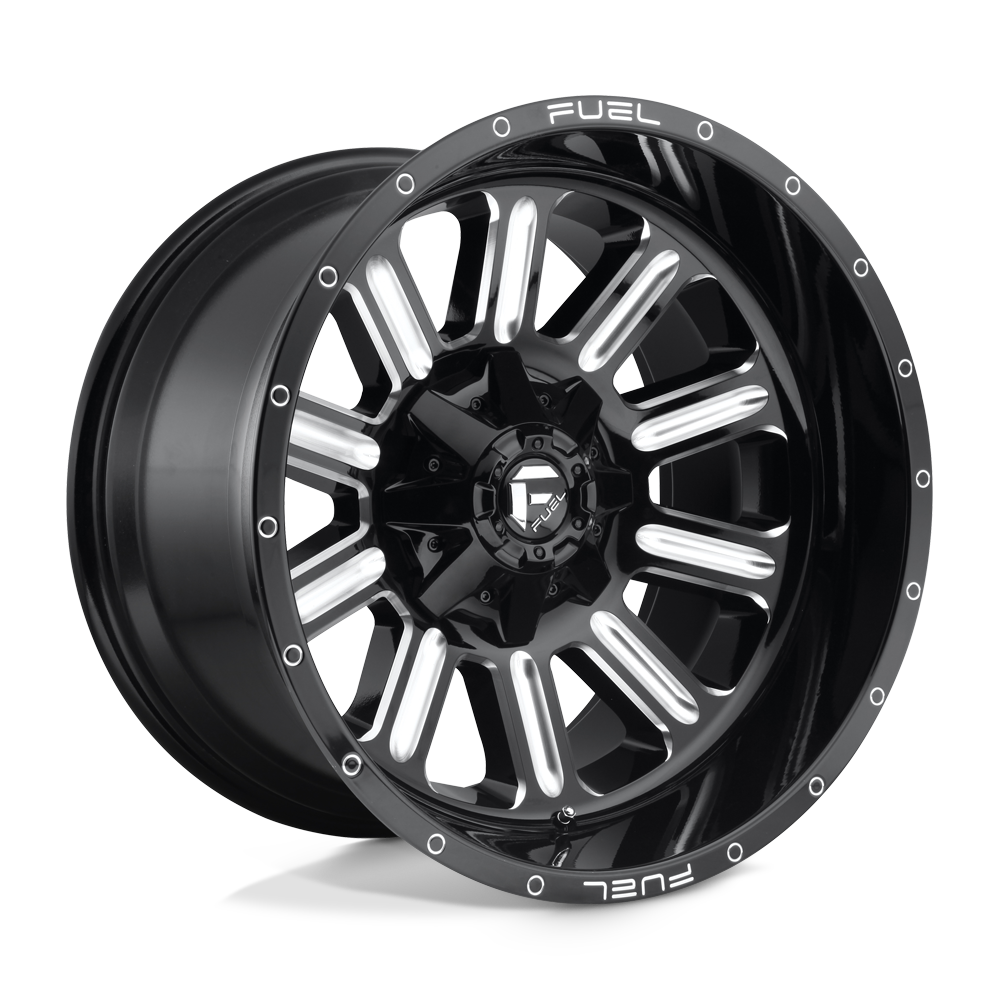 Fuel 1PC FC620 HARDLINE GLOSS BLACK MILLED - 8X180