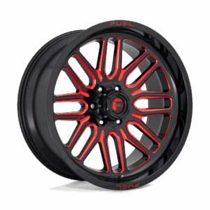 Fuel 1PC FC663 IGNITE GLOSS BLACK RED TINTED CLEAR - 8X180