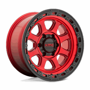 KMC KM548 CHASE CANDY RED WITH BLACK LIP - 8X170