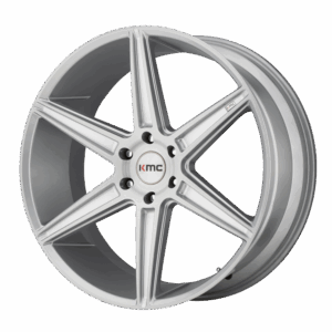 KMC KM712 PRISM TRUCK BRUSHED SILVER - 6X5.5