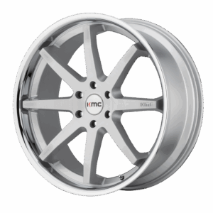 KMC KM715 REVERB BRUSHED SILVER CHROME LIP - 5X5.0