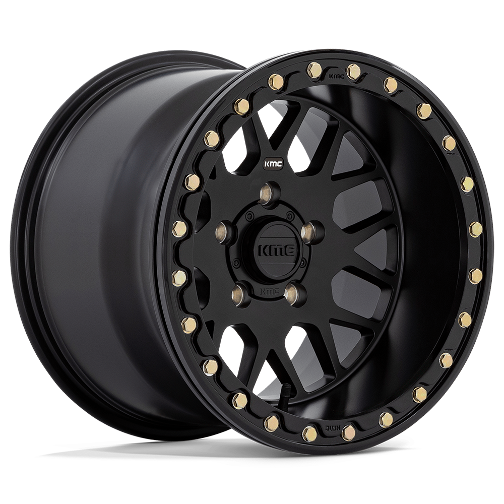 KMC Powersports KS235 GRENADE UTV BEADLOCK SATIN BLACK - 4X137