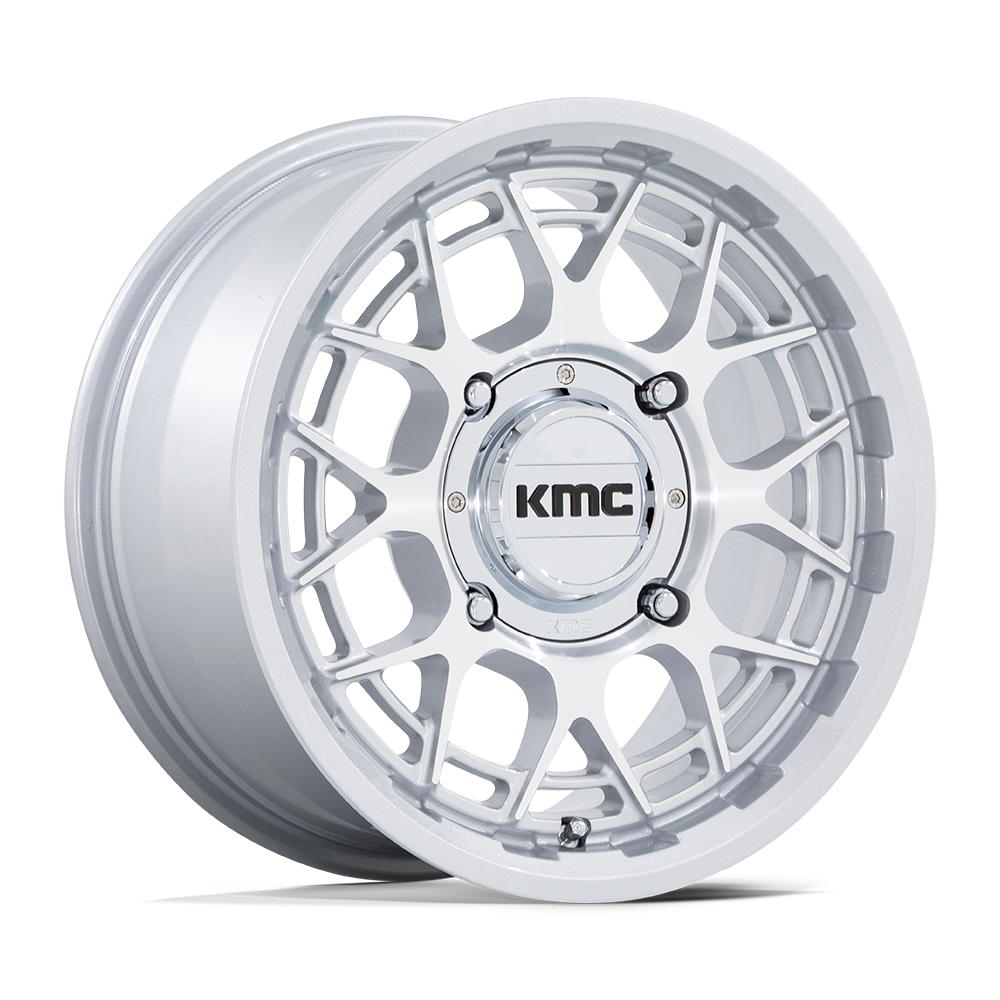 KMC Powersports KS139 TECHNIC UTV GLOSS SILVER MACHINED - 5X4.5
