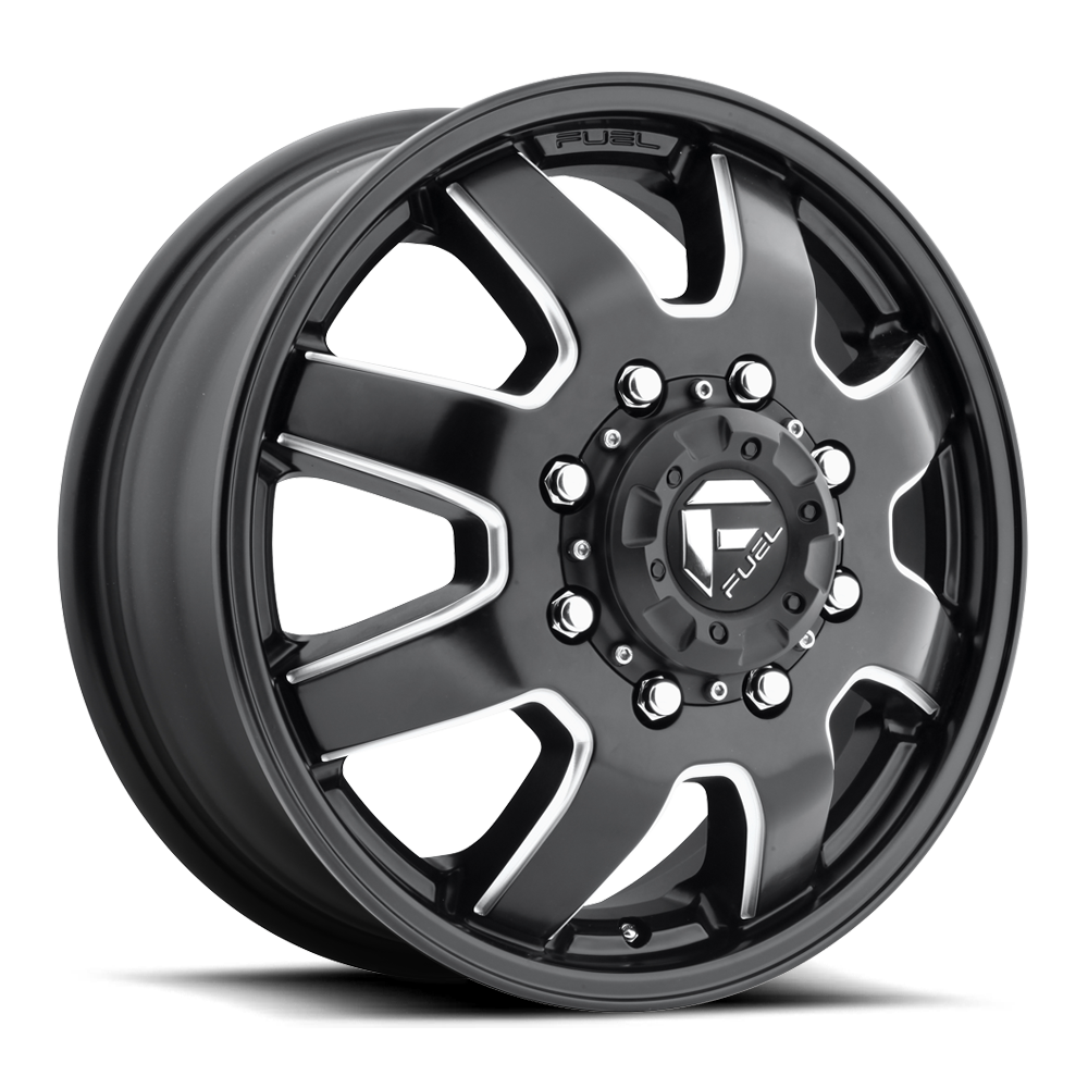 Fuel 1PC FC538 MAVERICK DUALLY MATTE BLACK MILLED - 8X210