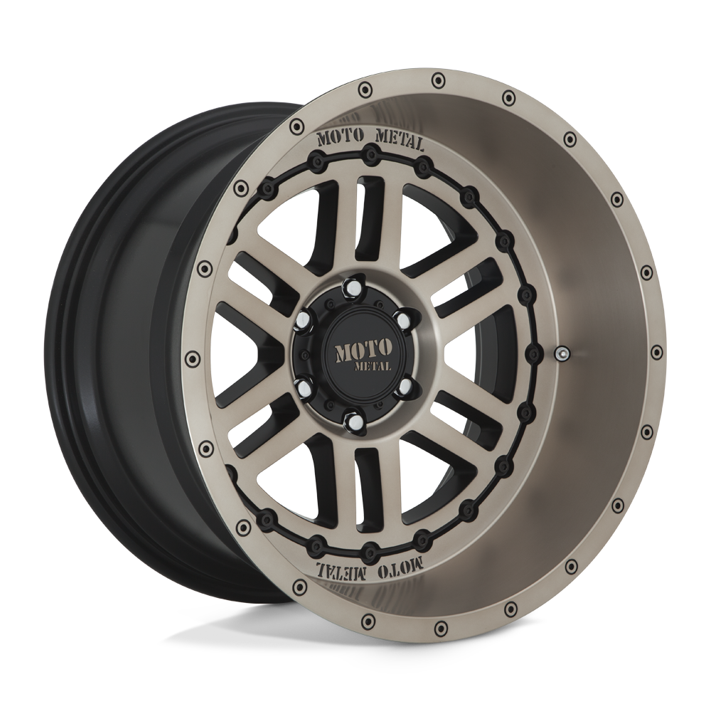 Moto Metal MO800 DEEP SIX SATIN BLACK WITH BRONZE TINT - 6X5.5