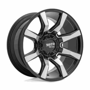 Moto Metal MO804 SPIDER GLOSS BLACK MACHINED - 8X170