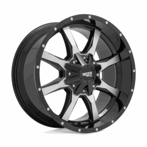 Moto Metal MO970 MO970 GLOSS BLACK MACHINED FACE - 5X5.5/150