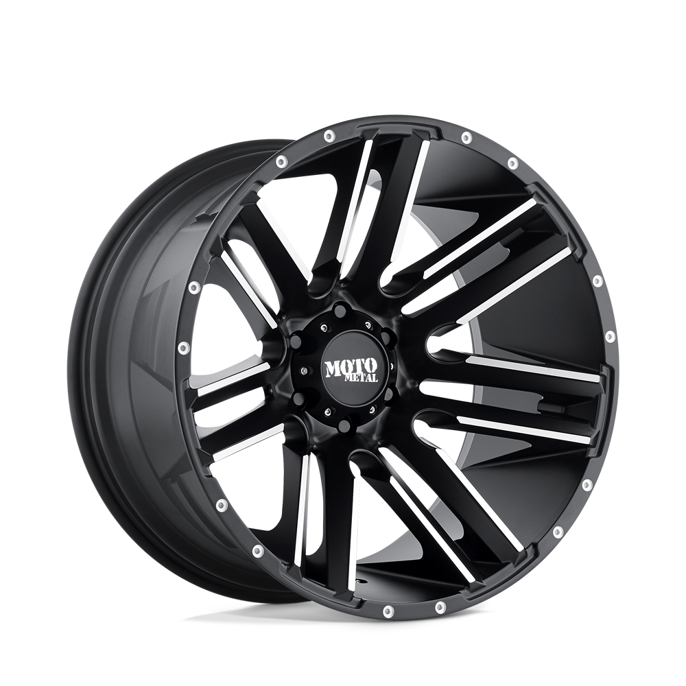 Moto Metal MO978 RAZOR SATIN BLACK MACHINED - 5X150