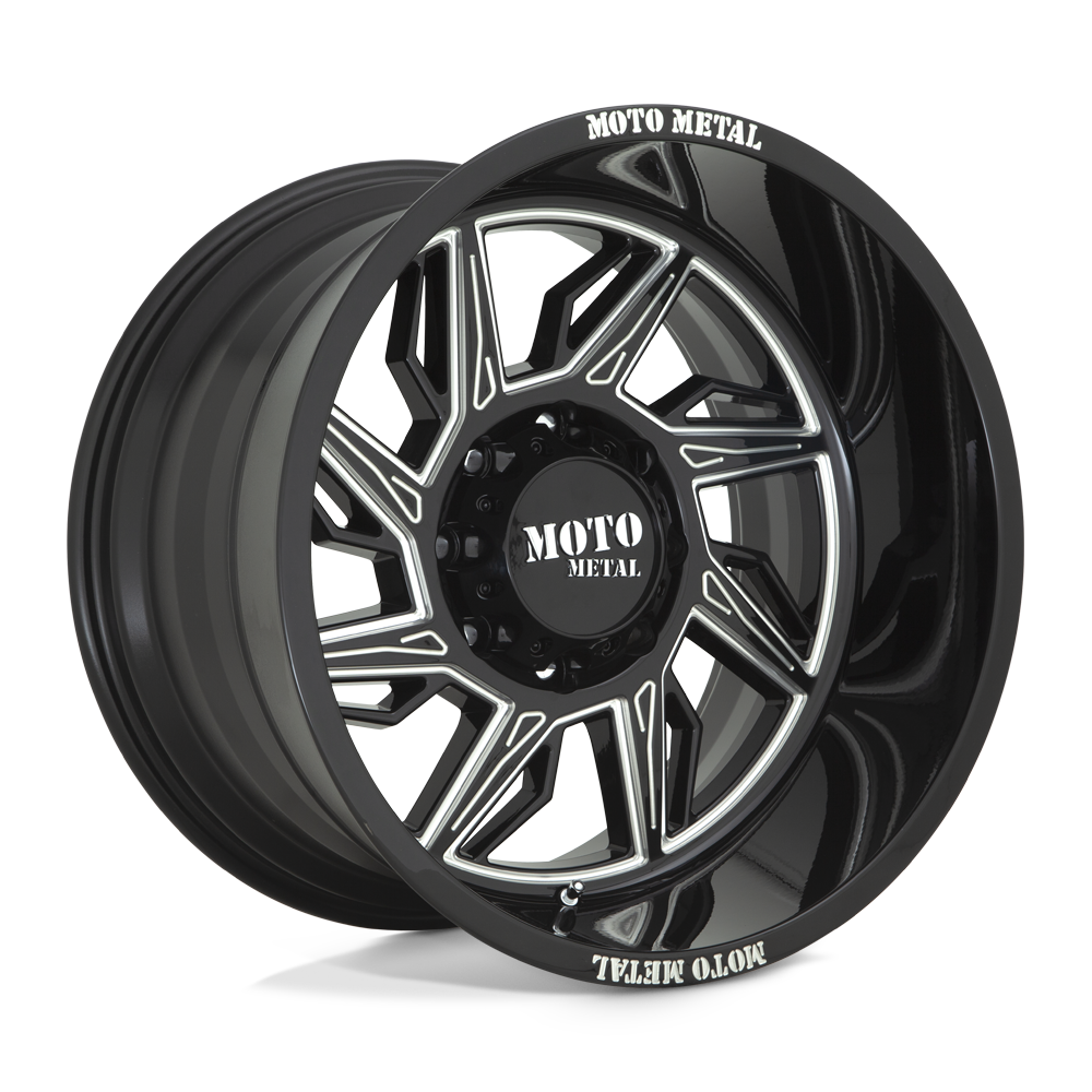 Moto Metal MO997 HURRICANE GLOSS BLACK MILLED - LEFT DIRECTIONAL - 5X5.0