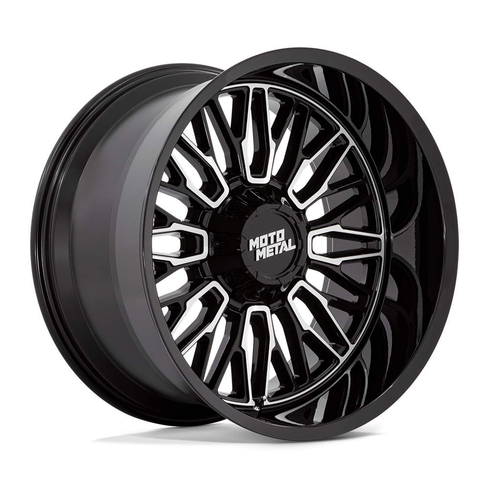 Moto Metal MO809 STINGER GLOSS BLACK MACHINED - 8X170