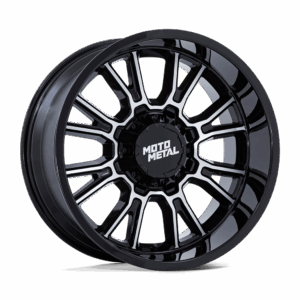 Moto Metal MO810 LEGACY GLOSS BLACK MACHINED - 5X5.5/150
