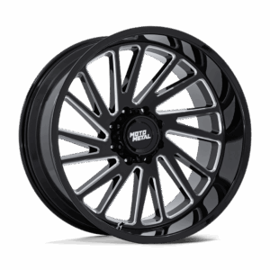 Moto Metal MO811 COMBAT GLOSS BLACK MILLED - 5X5.0