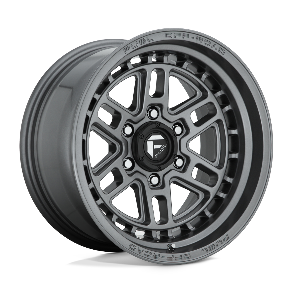 Fuel 1PC FC668 NITRO MATTE GUN METAL - 6X5.5