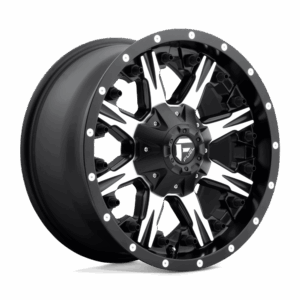 Fuel 1PC FC541 NUTZ MATTE BLACK MACHINED - 5X5.5/150
