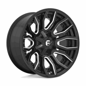 Fuel 1PC FC711 RAGE GLOSS BLACK MILLED - 8X170